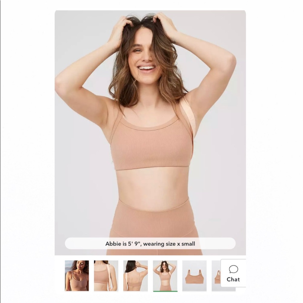 Ribbed Scoop Sports Bra + Biker Shorts